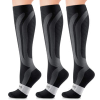 CAMBIVO Compression Socks 20-30 mmHg for Men & Women, Grey, Large/X-Large DEMO