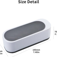 Portable Ultrasonic Cleaning Machine for Home & Office, 700x190x70mm White DEMO