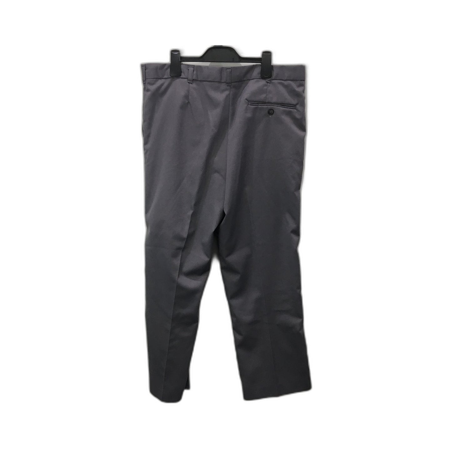 Hard Yakka Gray Polyester Rayon Workwear Trousers Mens Size 97S