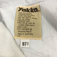 Hard Yakka Gray Polyester Rayon Workwear Trousers Mens Size 97S