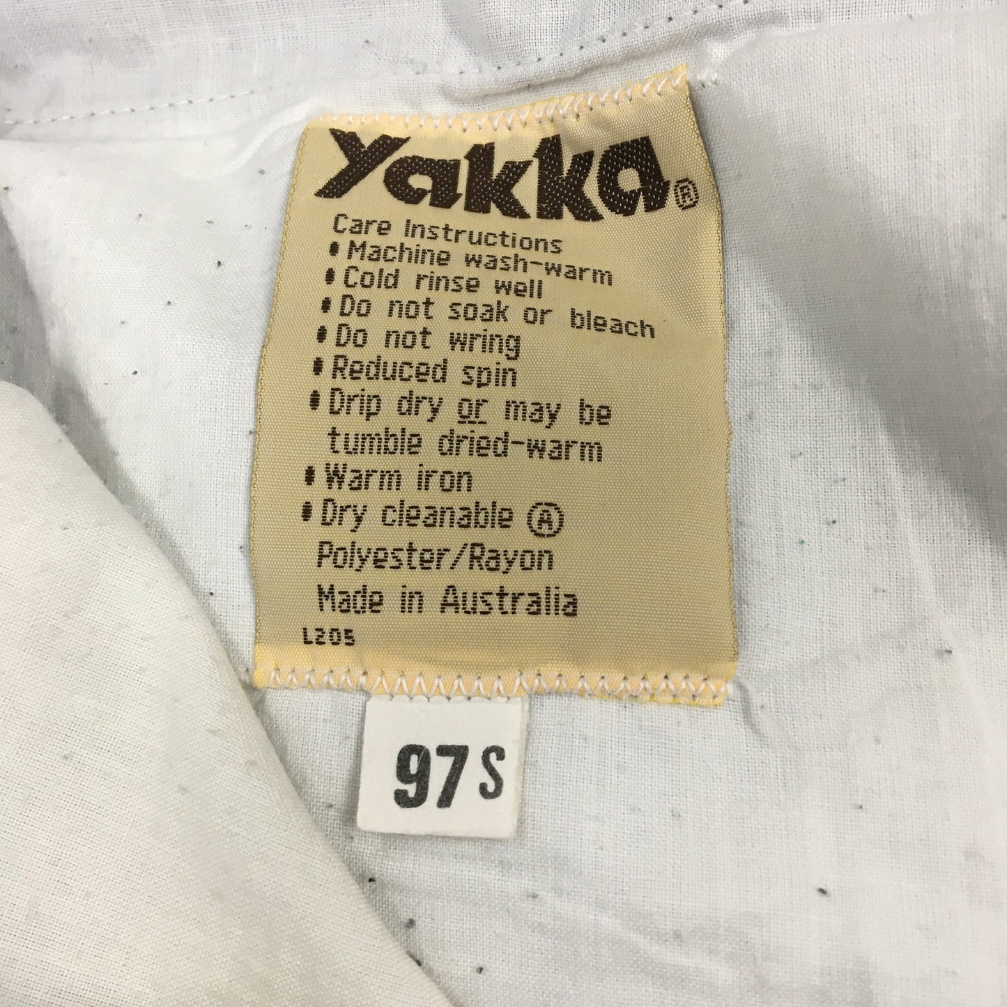 Hard Yakka Gray Polyester Rayon Workwear Trousers Mens Size 97S