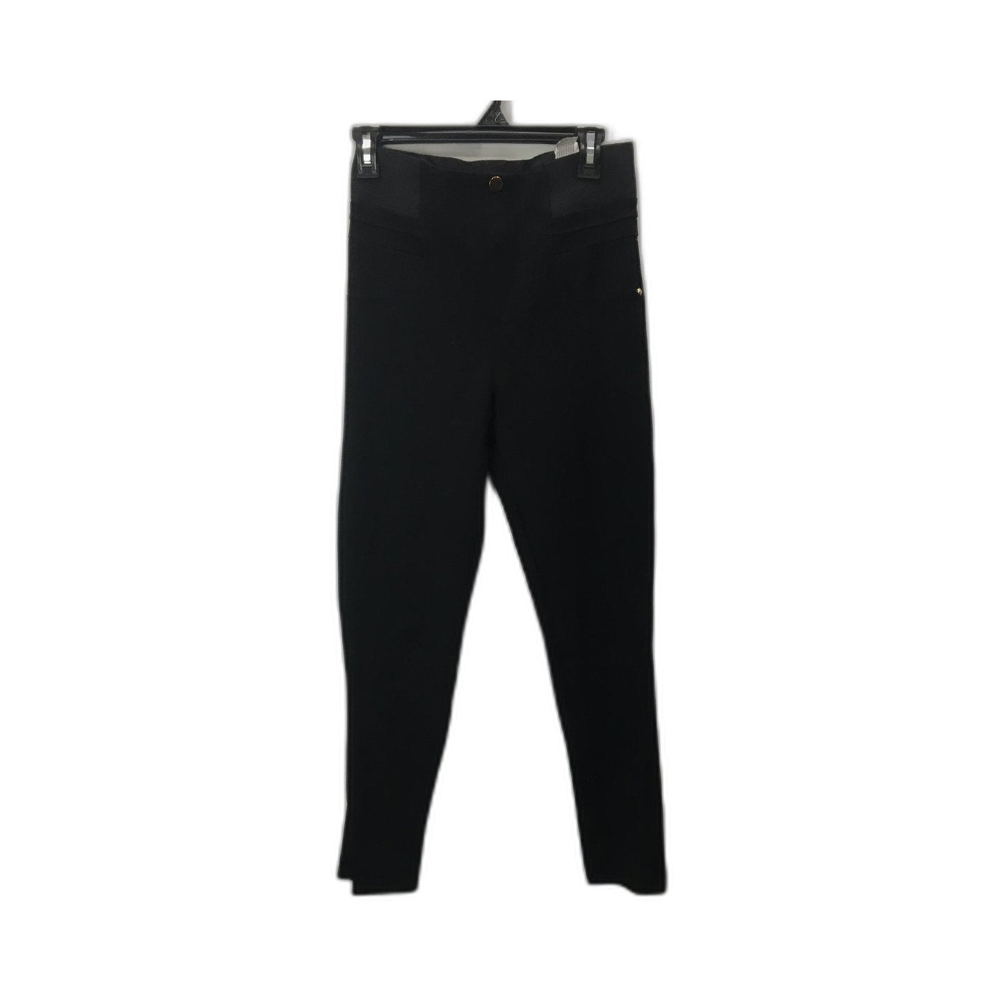Zara Women's Black Cotton Leggings Comfortable Stretchy Fit Size L