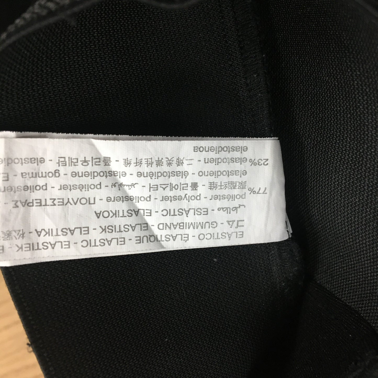 Zara Women's Black Cotton Leggings Comfortable Stretchy Fit Size L