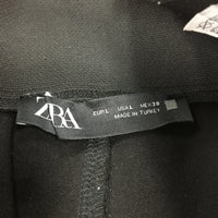 Zara Women's Black Cotton Leggings Comfortable Stretchy Fit Size L