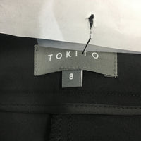 Tokito Cotton Sateen Relaxed Fit Pants for Women Black Size 8 NEW