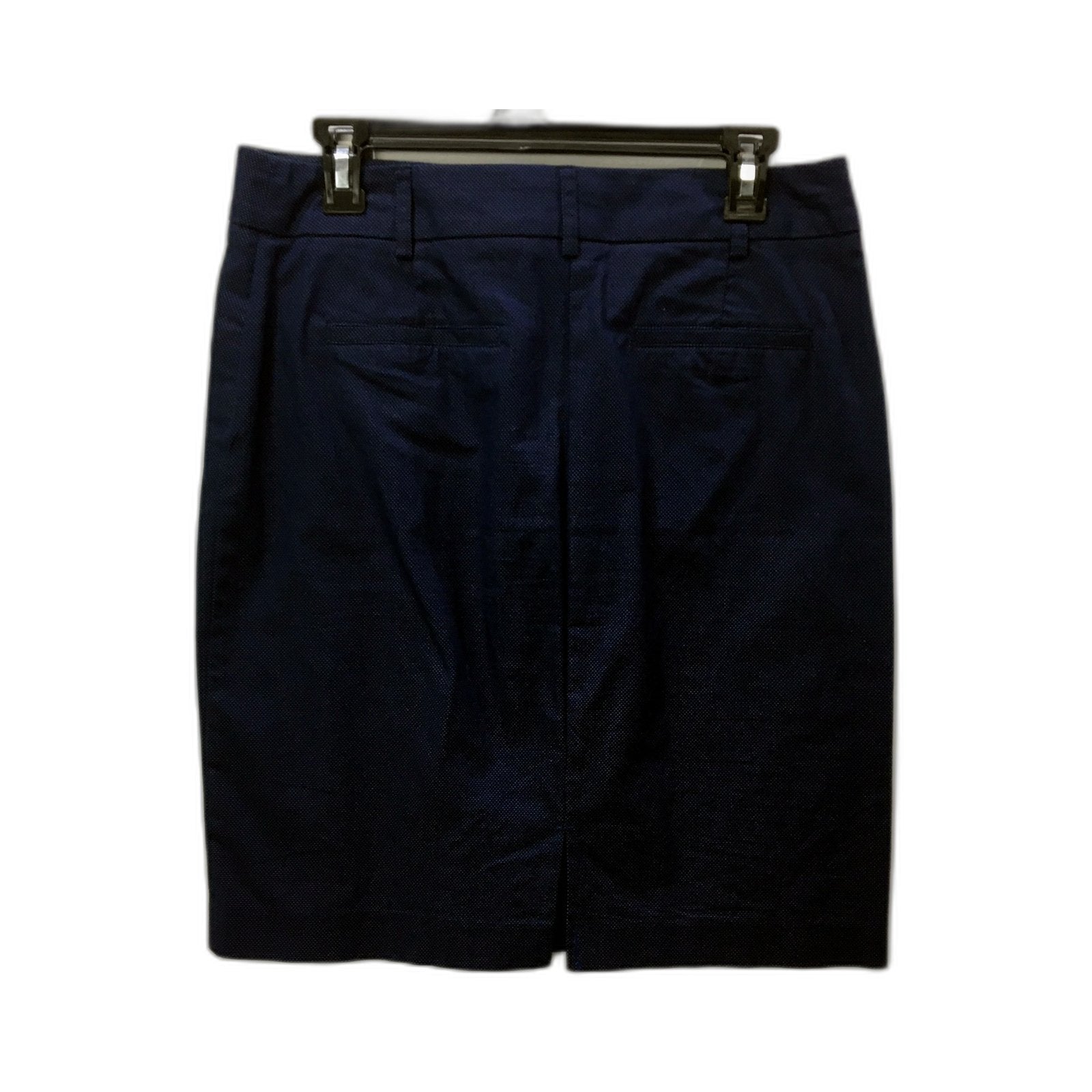 Navy Blue Polka Dot Pencil Skirt by Jacqui E, Womens Size 10 NEW
