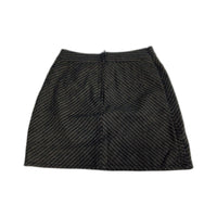 Womens Cue Pinstripe Skirt in Black and White, Size 10