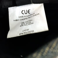 Womens Cue Pinstripe Skirt in Black and White, Size 10