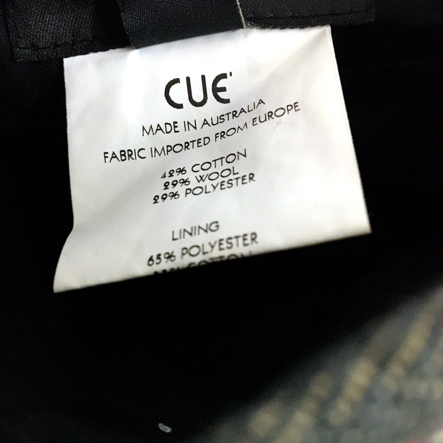 Womens Cue Pinstripe Skirt in Black and White, Size 10