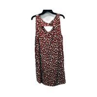 Ed.it.ed Womens Sleeveless Polka Dot Viscose Dress Red and White Size 10