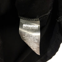 Doyoueven Womens Cotton Blend T-Shirt Comfortable Workout Gym Top Black NEW