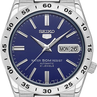 SEIKO Automatic Analogue Business Wrist Watch for Men & Women, Stylish Blue DEMO