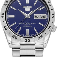 SEIKO Automatic Analogue Business Wrist Watch for Men & Women, Stylish Blue DEMO