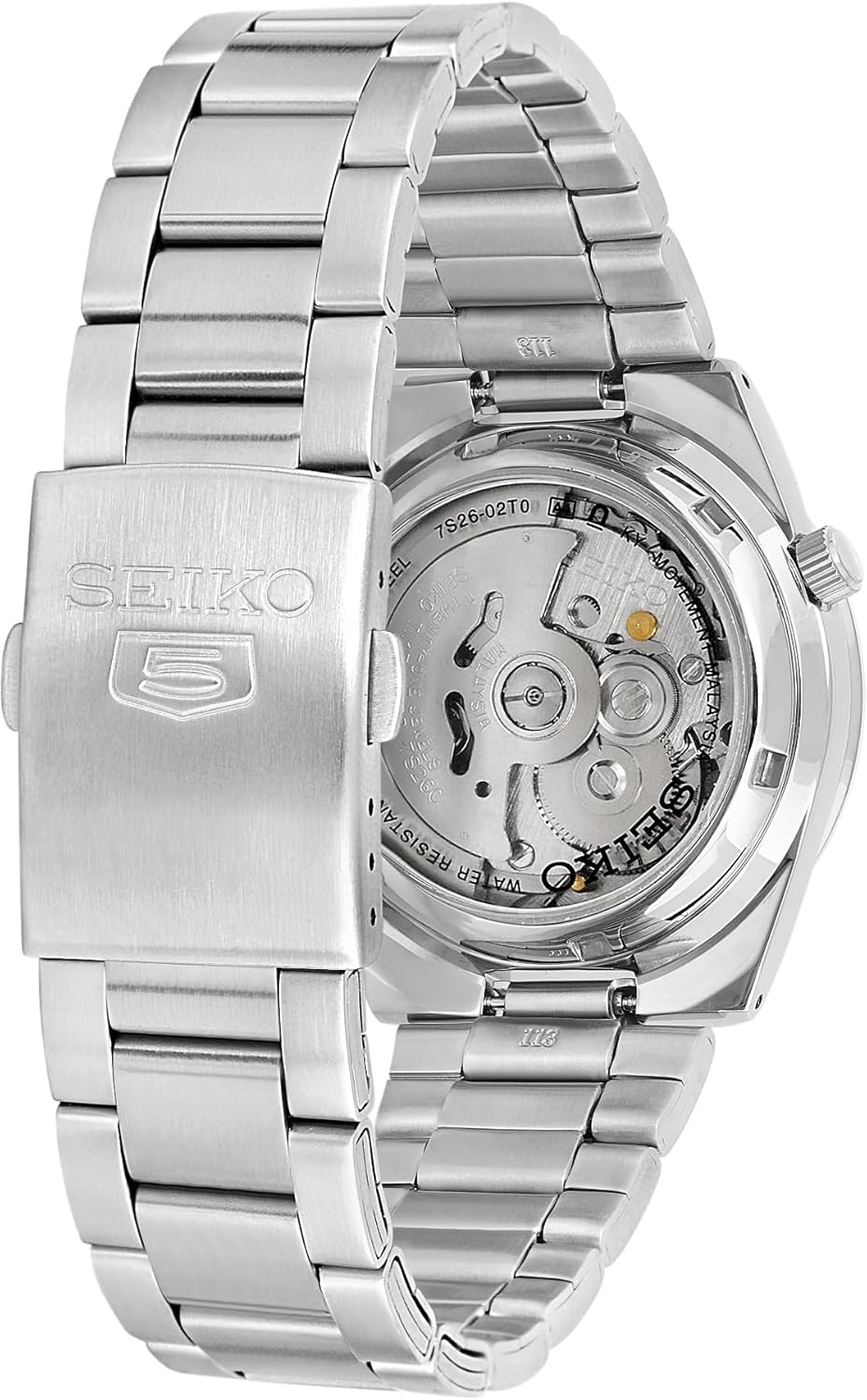 SEIKO Automatic Analogue Business Wrist Watch for Men & Women, Stylish Blue DEMO