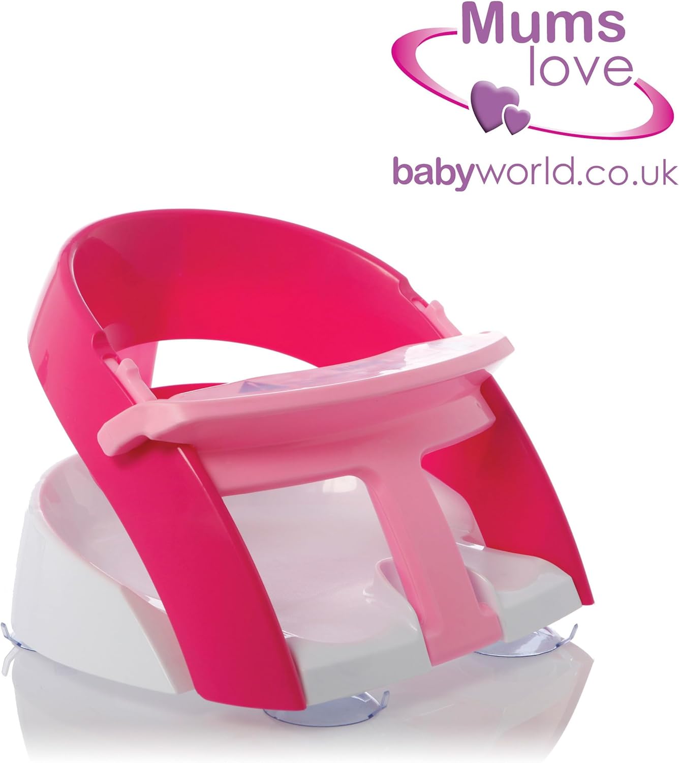 Dreambaby Premium Baby Bath Seat with Comfortable Toddler Support in Pink NEW