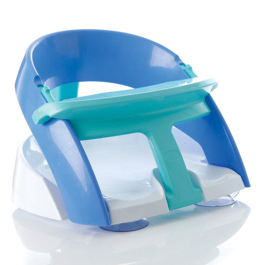 Dreambaby Premium Baby Bath Seat Comfortable Aqua Blue Toddler Support NEW