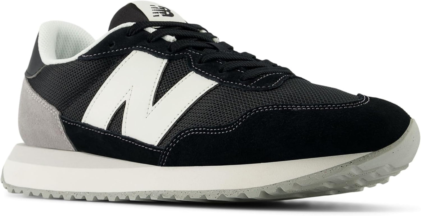 New Balance Lightweight Cushioned Sneakers BLACK/NB 103 WHITE Mens US 6 NEW