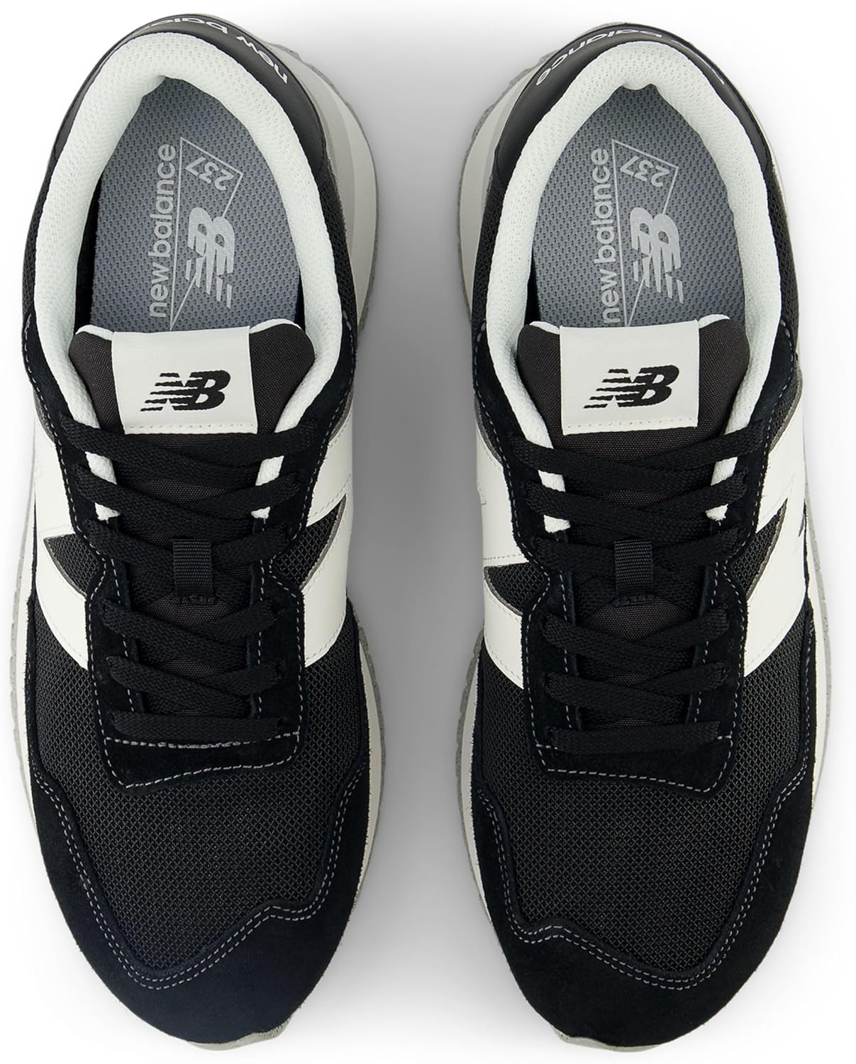 New Balance MS237LBK Lightweight 237 Trainer Sneakers for Athletic Mens US 8 NEW