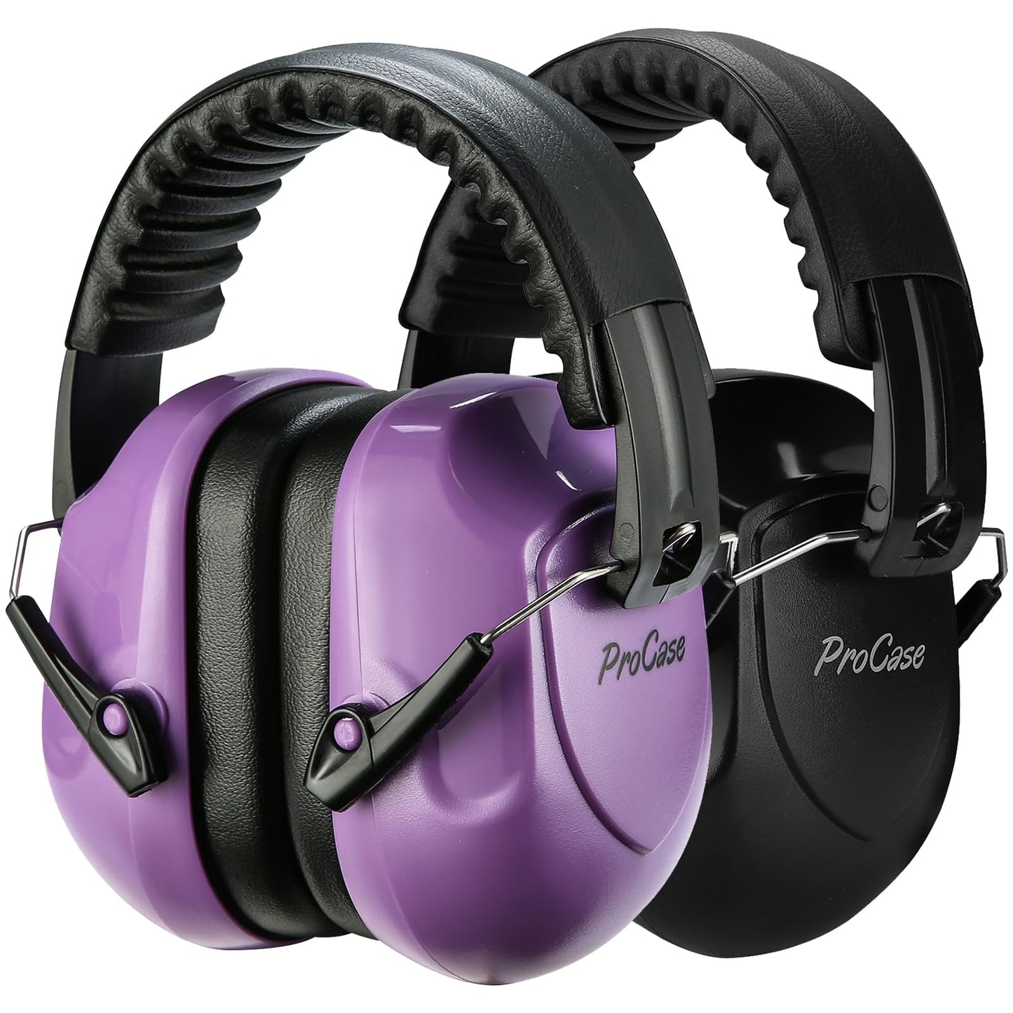 ProCase Noise Reduction Safety Ear Muffs Hearing Protection Purple&Black NEW