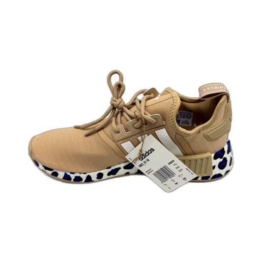 adidas Womens NMD_R1 W Tan & Leopard Print Sole Sneakers Size US 9 NEW