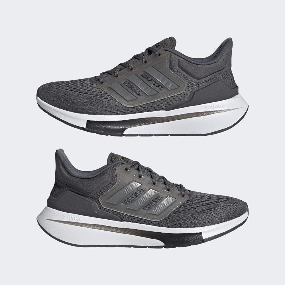 adidas H00541 EQ21 Iron Metallic Road Running Shoes Womens US 9 NEW