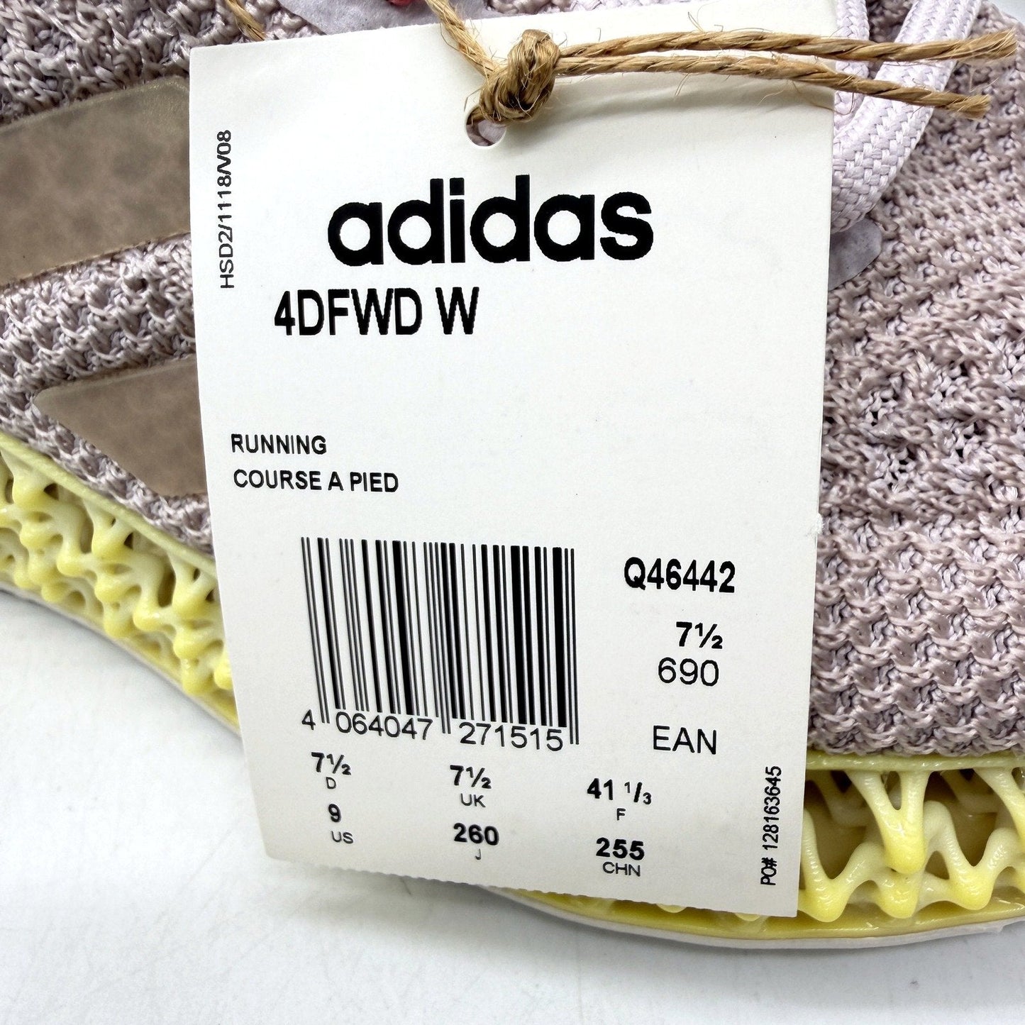 adidas Womens 4DFWD Running Shoes Boost Cushioning LilacPink 3D Midsole US9 DEMO