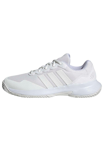 adidas Lightweight GameCourt 2 White Tennis Trainers Womens US 9.5 NEW