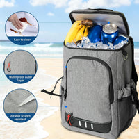 AUMTISC Lightweight Insulated Backpack Cooler Leak-Proof Outdoor Picnic NEW