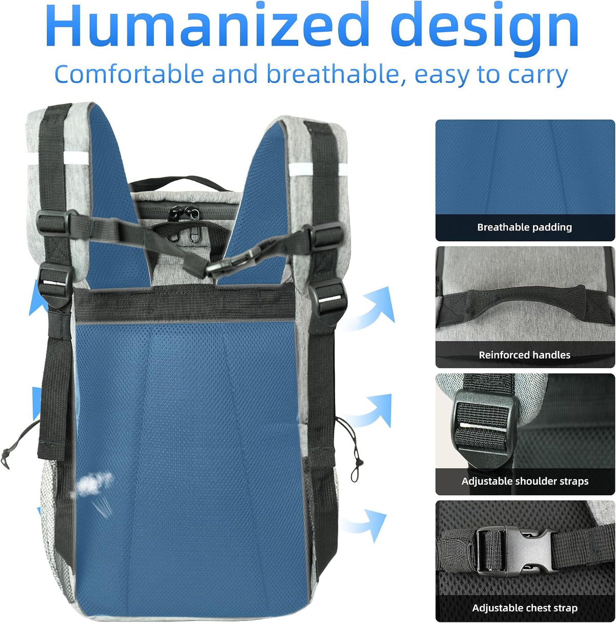 AUMTISC Lightweight Insulated Backpack Cooler Leak-Proof Outdoor Picnic NEW