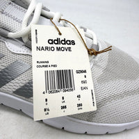 adidas Womens Nario Move Grey Cushioned Lightweight Running Shoes Size US9.5 NEW
