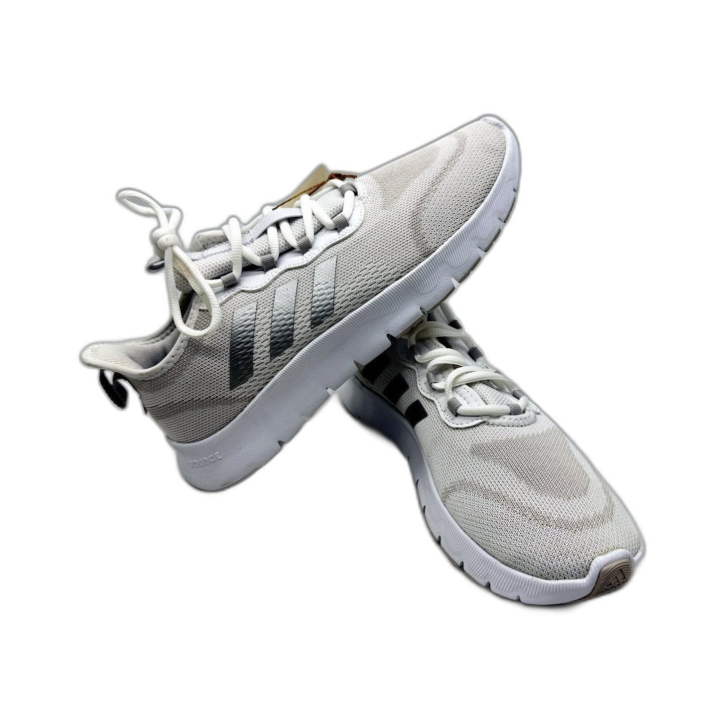 adidas Womens Nario Move Grey Cushioned Lightweight Running Shoes Size US9.5 NEW