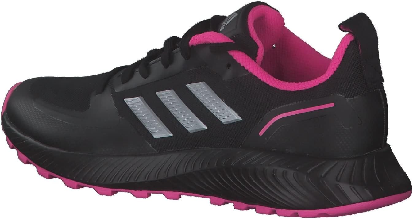 adidas Road Running Shoes Runfalcon 2.0 Tr Core Black Pink Womens US 6.5 NEW
