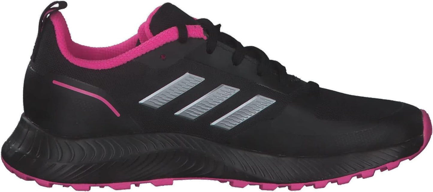 adidas Road Running Shoes Runfalcon 2.0 Tr Core Black Pink Womens US 6.5 NEW