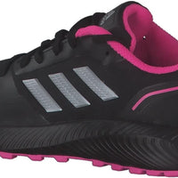 adidas Road Running Shoes Runfalcon 2.0 Tr Core Black Pink Womens US 9 NEW