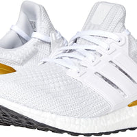 adidas Ultraboost 4.0 DNA Core White & Gold Road Running Shoes Womens US 9 NEW