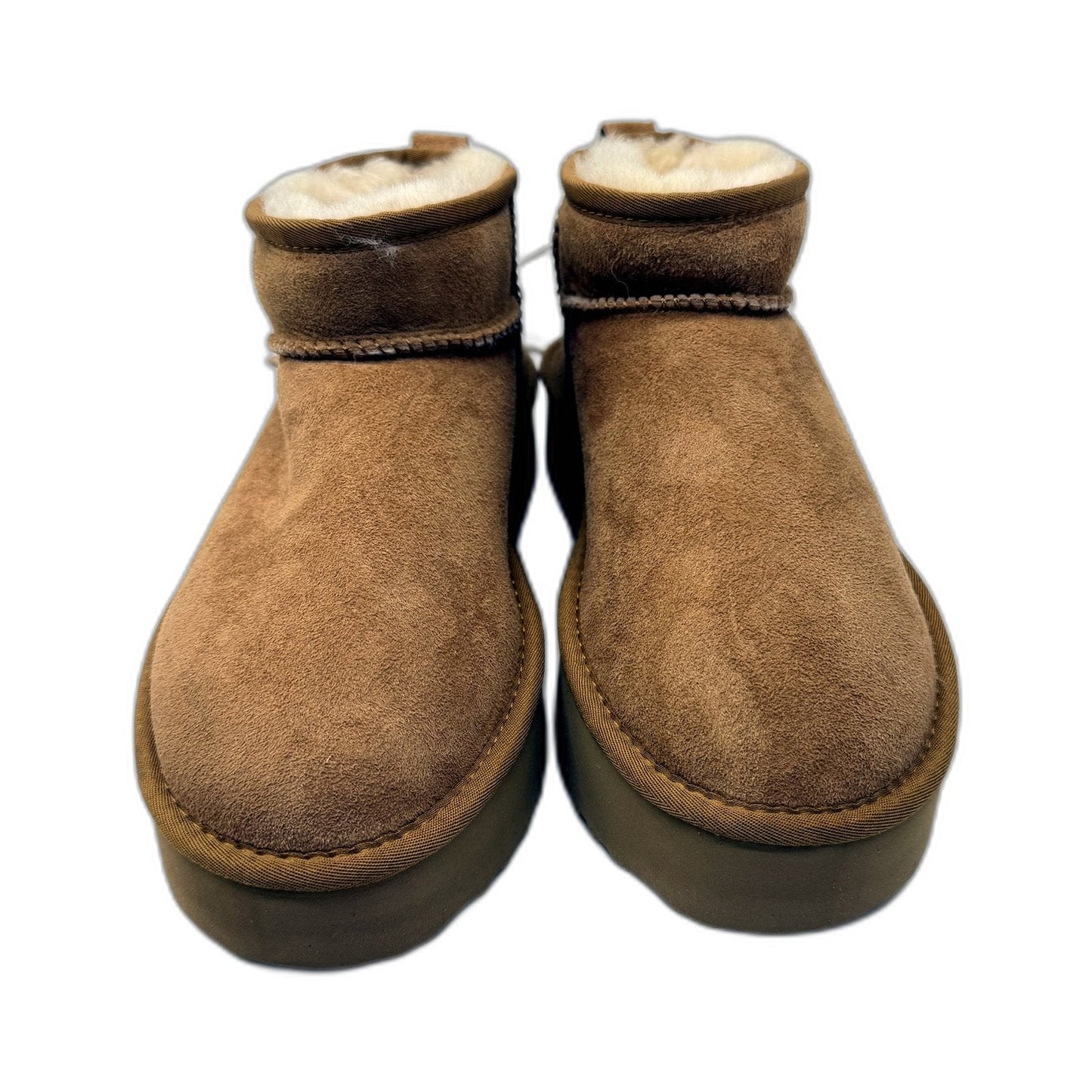 UGG Ozwild Unisex Chestnut Sheepskin Ankle Boots EU 40 Size AU 9 NEW