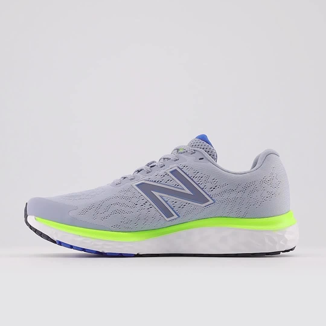 New Balance Fresh Foam 680V7 Light Arctic Blue Road Running Shoes Mens US 12 NEW