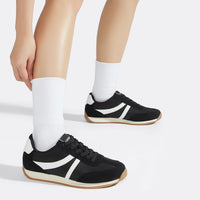 LUCKY STEP Retro Fashion Trainers Casual Running Shoes Non-Slip Womens US 9 NEW