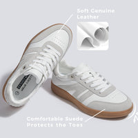 LUCKY STEP Casual Trainers Retro Gum Sole Sneakers Skate Shoes Womens US 11 NEW