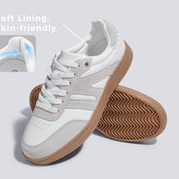 LUCKY STEP Casual Trainers Retro Gum Sole Sneakers Skate Shoes Womens US 11 NEW