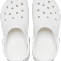 Crocs Classic Clogs Platform Clog White Comfortable Slip-On Shoes Women US 6 NEW