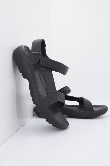 Teva Hurricane Drift Black Outdoor Sandal - Lightweight Athletic Women US 7 NEW