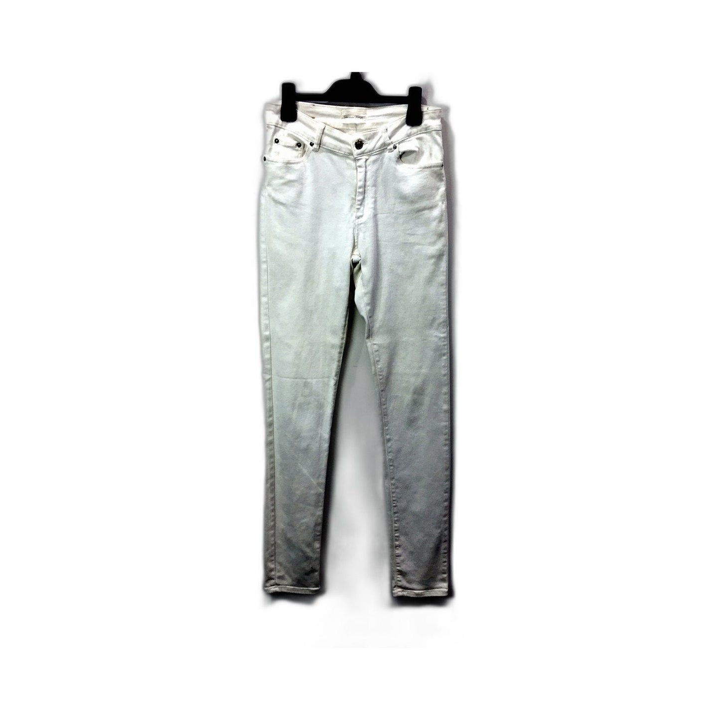 American Vintage Skinny Jeans Womens High Waisted Skinny White Jeans Size 28