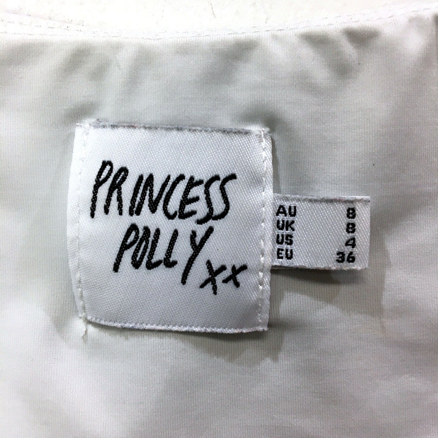 Princess Polly Womens Gray Sleeveless Recycled Nylon Tank Top by Size 8