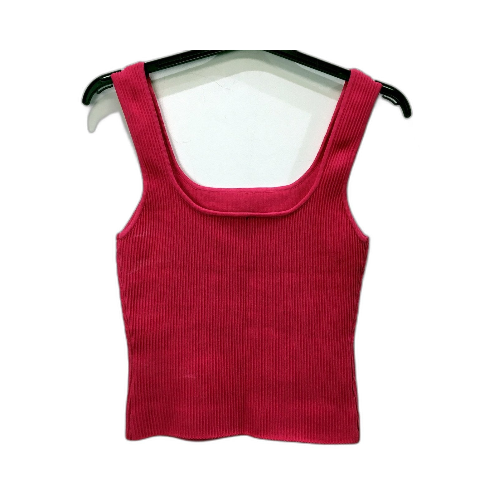ed.it.ed Womens Ribbed Tank Top in Bright Pink, Size 12