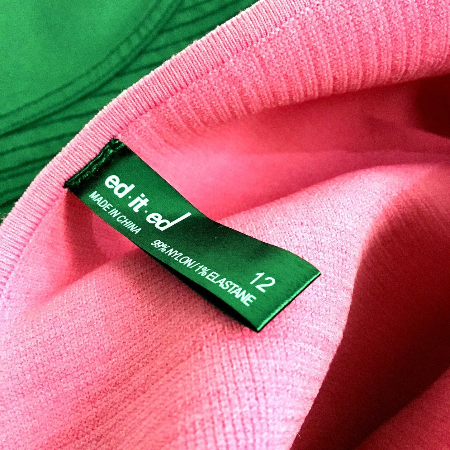 ed.it.ed Womens Ribbed Tank Top in Bright Pink, Size 12