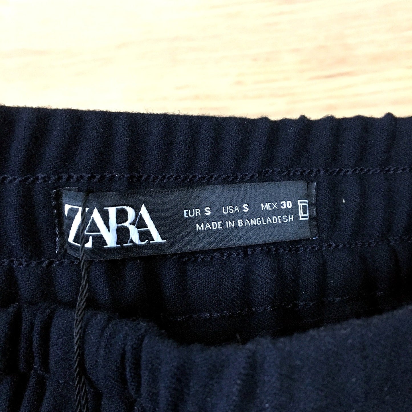 Zara Womens Relaxed Fit Pants Relaxed Fit Black Pants - Small Size NEW
