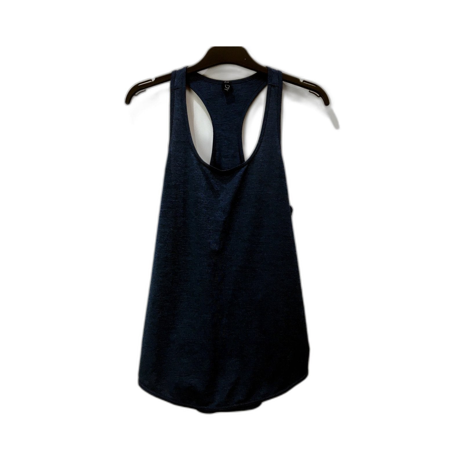 Body Womens Navy Blue Cotton Racerback Tank Top - XS Size