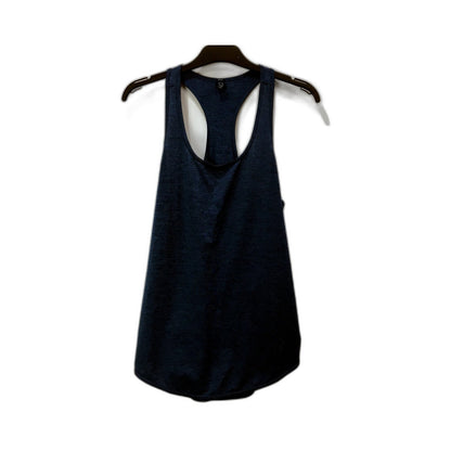 Body Womens Navy Blue Cotton Racerback Tank Top - XS Size