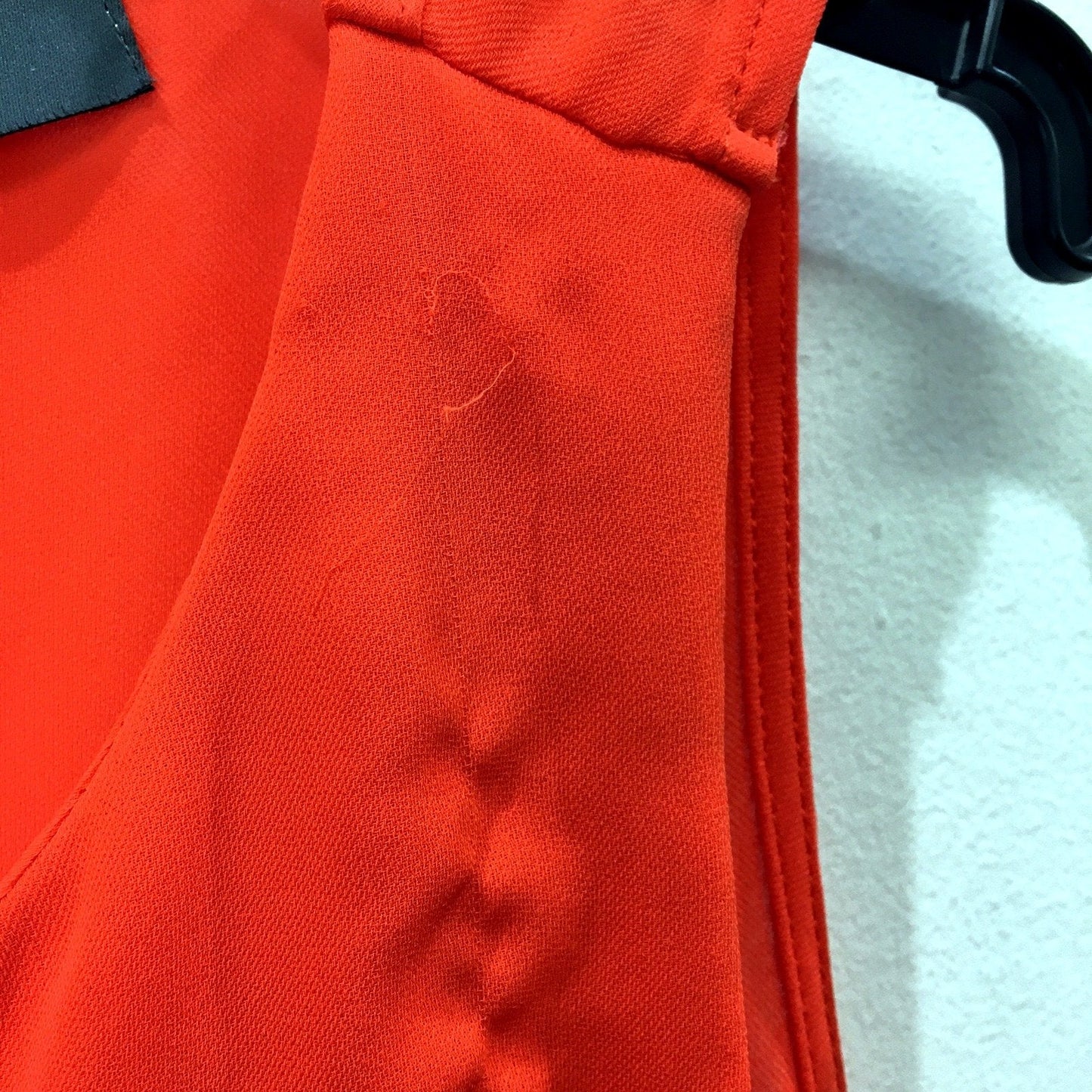 TEMT Collection Womens Sleeveless Top with Layered Zipper Design Orange Size 8